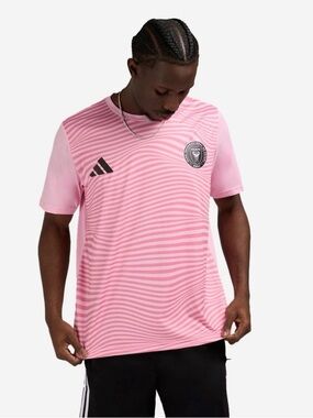 Adidas Mens XL Lionel Messi Inter Miami CF Performance Shirt Pink Jersey Tee